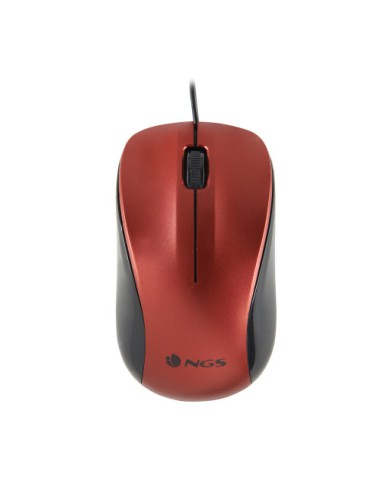 NGS CREW ratón Oficina Ambidextro USB tipo A Óptico 1200 DPI
