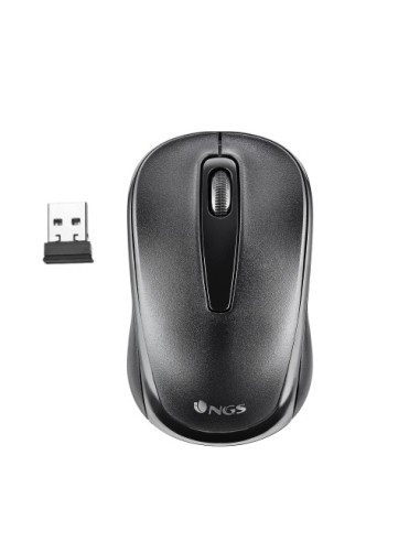 NGS EASY GAMMA ratón Oficina Ambidextro RF inalámbrico Óptico 1200 DPI