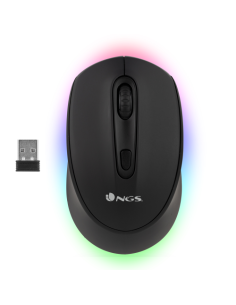 NGS SMOG-RB ratón Juego Ambidextro RF Wireless + Bluetooth Óptico 2400 DPI
