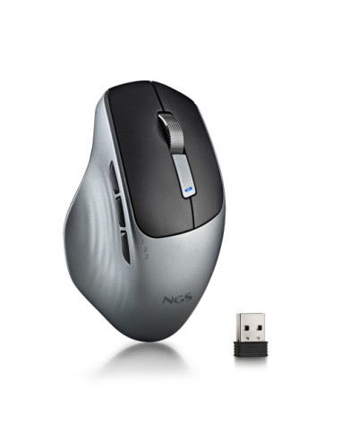 NGS LUSH-RB ratón Oficina mano derecha RF inalámbrico Óptico 1600 DPI