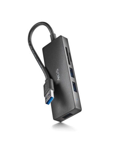 NGS IHUB READER USB 3.2 Gen 1 (3.1 Gen 1) Type-A 5000 Mbit/s Negro