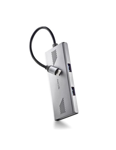 NGS WONDERDUO-C USB Tipo C 5000 Mbit/s Plata