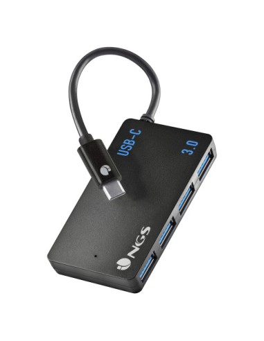 NGS WONDER IHUB4 USB 3.2 Gen 1 (3.1 Gen 1) Type-A 480 Mbit/s Negro