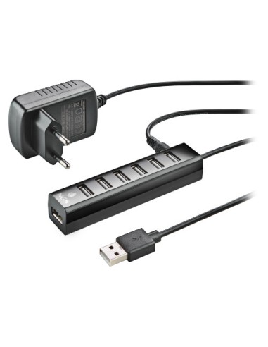 NGS IHUB7 TINY USB 2.0 480 Mbit/s Negro