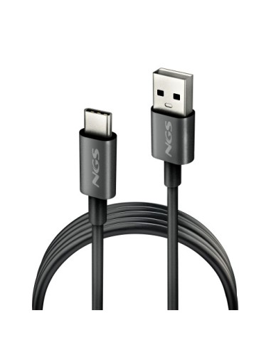 NGS ZYRO-AC cable USB USB 2.0 1 m USB A USB C 0,48 Gbit/s Negro