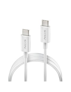 NGS ZYRO 60W-1 cable USB USB 2.0 1 m USB C 0,48 Gbit/s Blanco