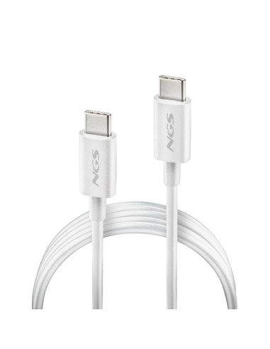 NGS ZYRO 60W-1 cable USB USB 2.0 1 m USB C 0,48 Gbit/s Blanco