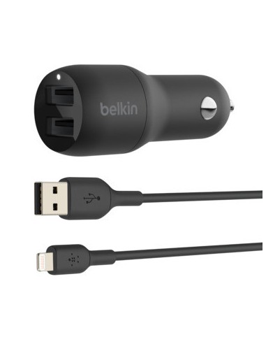 Belkin BOOSTCHARGE Smartphone Negro Encendedor de cigarrillos Auto