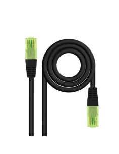 Nanocable Cable de Red Latiguillo RJ45 CAT.6 UTP AWG26 CCA, Negro, 2 m
