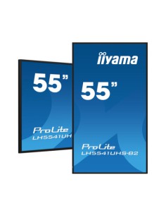 MONITOR IIYAMA 55" 3840X2160, 4K UHD IPS PANEL, 1% HAZE, LANDSCAPE AND PORTRAIT MODE, SPEAKERS 2X 10W , VGA, 3X HDMI, 500CD/M², 