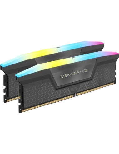 MEMORIA CORSAIR DDR5 64GB 2X32GB PC6000 VENGEANCE RGB CMH64GX5M2B6000Z30