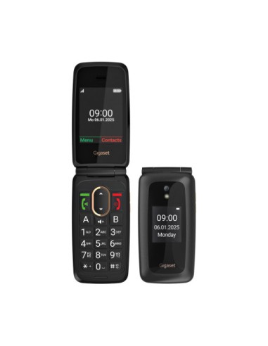 Gigaset GL795 7,11 cm (2.8") 142 g Negro Teléfono para personas mayores