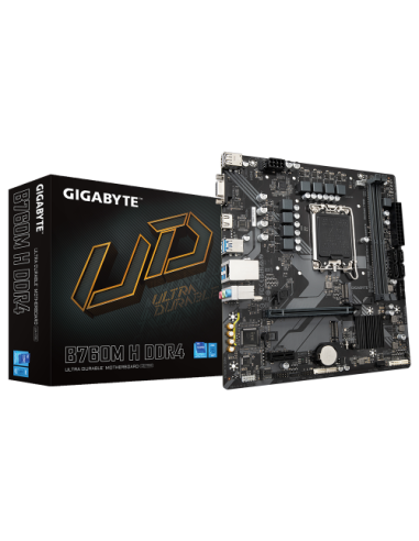 Gigabyte B760M H DDR4 (rev. 1.0) Intel B760 Express LGA 1700 micro ATX