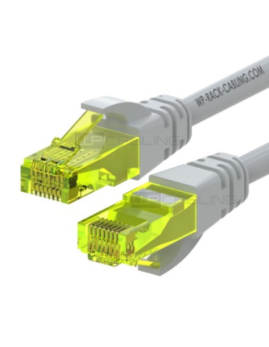 WP WPC-PAT-6AU010 cable de red Gris 1 m Cat6a U/UTP (UTP)
