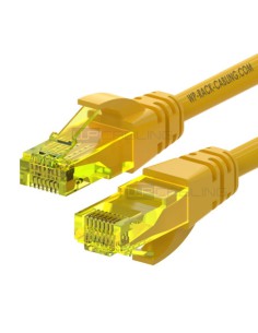 WP WPC-PAT-6AU005Y cable de red Amarillo 0,5 m Cat6a U/UTP (UTP)