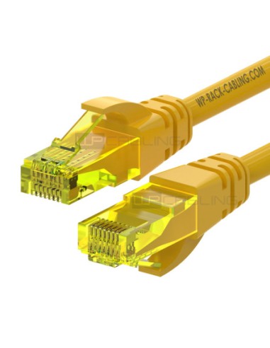 WP WPC-PAT-6AU005Y cable de red Amarillo 0,5 m Cat6a U/UTP (UTP)