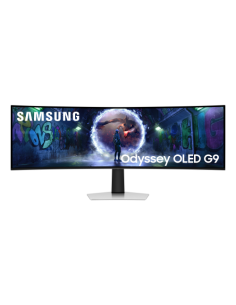 Samsung G93SD pantalla para PC 124,5 cm (49") 5120 x 1440 Pixeles Dual QHD OLED Plata