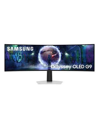Samsung G93SD pantalla para PC 124,5 cm (49") 5120 x 1440 Pixeles Dual QHD OLED Plata