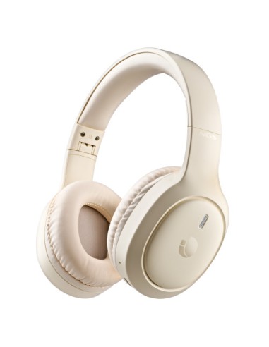 NGS Artica Tempest Beige Auriculares Inalámbrico y alámbrico Diadema Llamadas/Música USB Tipo C Bluetooth
