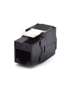 WP WPC-KEY-6AUP-TL/BL conector RJ45 Negro, Blanco