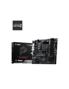 PLACA MSI PRO B550M-P,AMD,AM4,B550,4DDR4,128GB,VGA+DVI+HDMI,GBLAN,4SATA3+M.2,6USB3.2,MATX