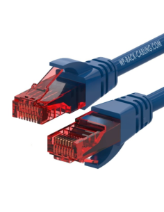 WP WPC-PAT-6U002B cable de red Azul, Rojo 0,2 m Cat6 U/UTP (UTP)