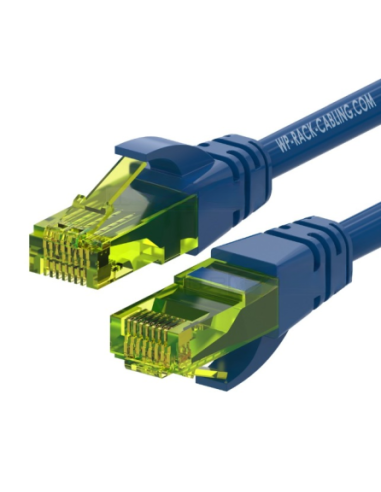 WP WPC-PAT-6AU002B cable de red Azul, Verde 0,2 m Cat6a U/UTP (UTP)