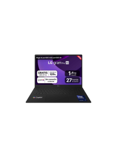 LG PORTÁTIL 16" WQXGA IPS INTEL CORE ULTRA 7 255H, 32GB LPDDR5X, SSD 1TB NVME, NVIDIA RTX 5050 8GB, DCI-P3 99%, BATERÍA 90WH, WI