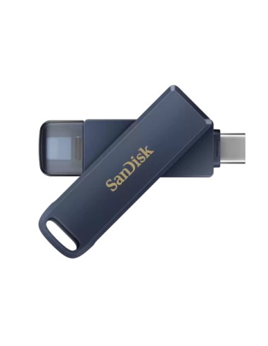 SanDisk iXpand unidad flash USB 128 GB USB Type-C / Lightning 3.2 Gen 1 (3.1 Gen 1) Azul