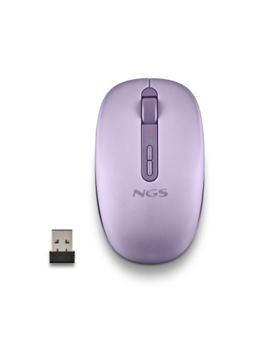 NGS FOG DUAL PURPLE ratón Universal Ambidextro RF Wireless + Bluetooth 1600 DPI