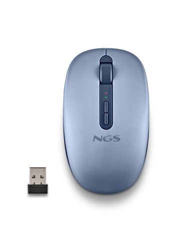 NGS FOG DUAL BLUE ratón Universal Ambidextro RF Wireless + Bluetooth 1600 DPI