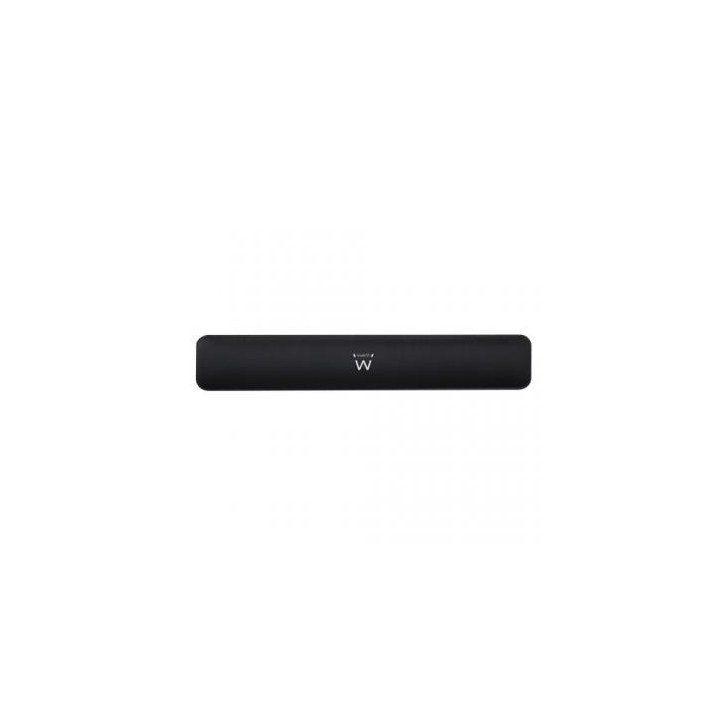 Ewent EW3180 descansa muñecas Poliéster, Caucho Negro