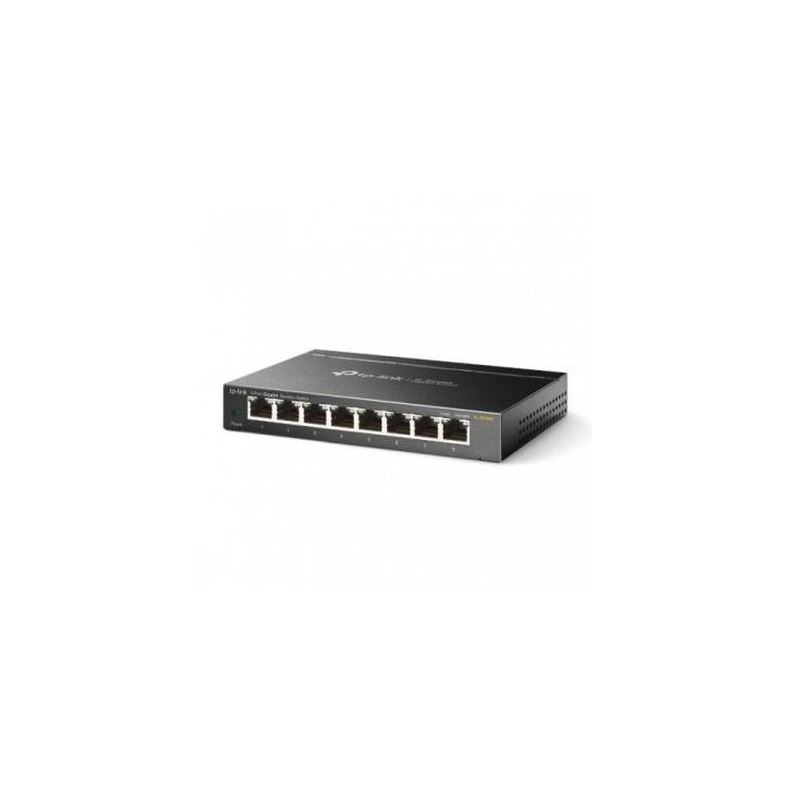 TP-LINK TL-SG108S No administrado L2 Gigabit Ethernet (10/100/1000) Negro
