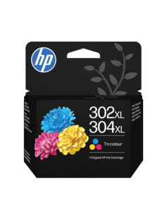 HP Cartucho de Tinta Original 302XL/304XL tricolor