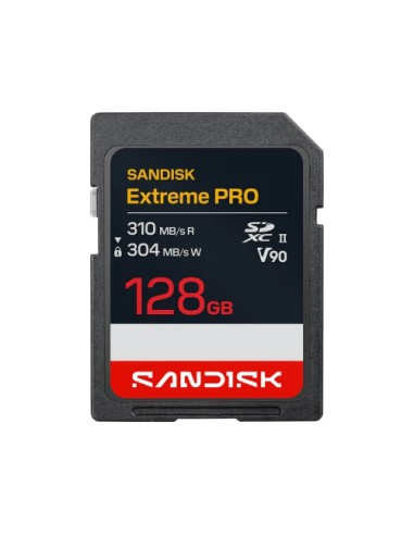SanDisk Extreme PRO SD UHS-II V90 Card - 128GB SDXC