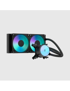Fractal Design Radius 240 RGB Black Procesador Sistema de refrigeración líquida todo en uno 12 cm Negro 1 pieza(s)