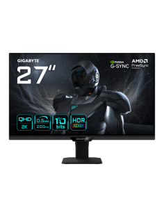 GIGABYTE G27Q20T Monitor Gaming 27” QHD - 2560 x 1440, 200Hz, 0.5ms, Compatible con G-Sync, FreeSync Premium, HDR10, HDMI 2.0, D