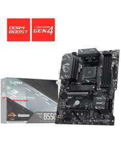 PLACA MSI B550 GAMING,AMD,AM4,B550,4DDR4,128GB,HDMI+DP,6SATA3+2M.2,4USB2.0,7USB3.2,ATX