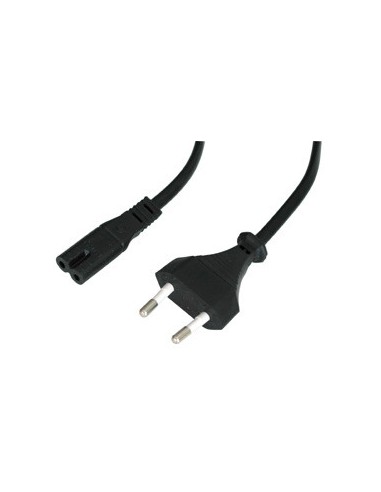 Lindy 30423 cable de transmisión Negro 5 m CEE7/16 C7 acoplador