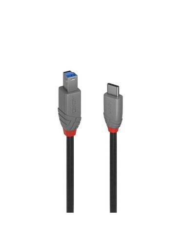 Lindy 36665 cable USB USB 3.2 Gen 1 (3.1 Gen 1) 0,5 m USB C USB B Negro