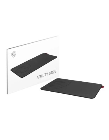 MSI AGILITY GD23 alfombrilla para ratón Alfombrilla de ratón para juegos Negro