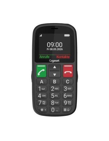 Gigaset GL30 5,59 cm (2.2") 106 g Negro Teléfono para personas mayores