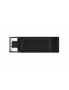 Kingston Technology DataTraveler 70 unidad flash USB 128 GB USB Tipo C 3.2 Gen 1 (3.1 Gen 1) Negro