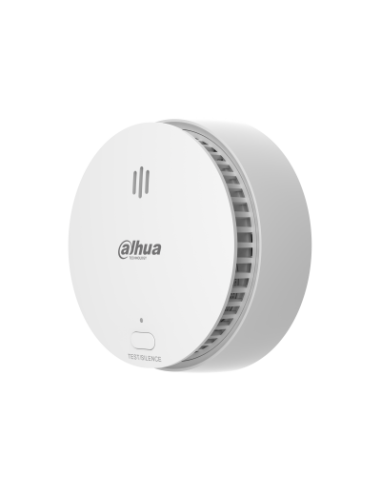 DHI-HY-SA21A-W2(868): DAHUA DETECTOR INALAMBRICO DE HUMO, SENSOR FOTOELECTRICO DE DOBLE ESPECTRO, ALARMA 85-90DB A 3M, 868MHZ, T