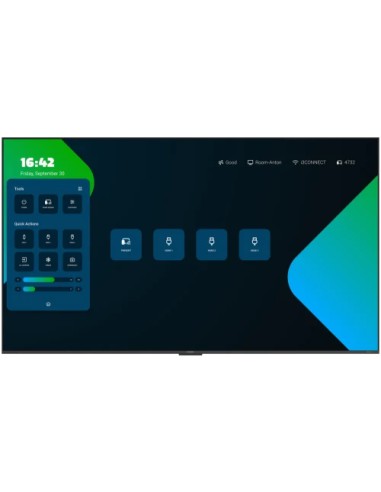 I3 CONNECT MONITOR LFD QLED 85". 550 CD/M2. LOCAL DIMMING. LCD MATRIX. ANDROID 14. SENSOR DE LUZ AMBIENTAL. 50W AUDIO DOLBY ATMO
