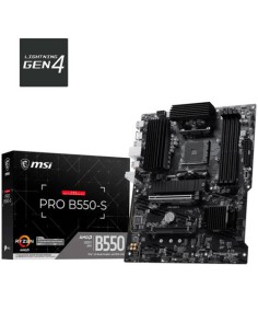 PLACA MSI PRO B550-S,AMD,AM4,B550,4DDR4,128GB,HDMI,GBLAN,4SATA3+2M.2,7USB3.2,ATX