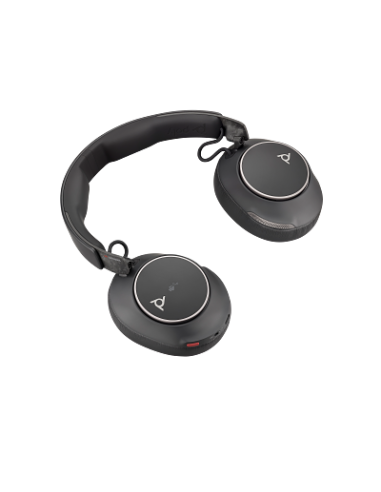 HP Poly Auriculares Poly Voyager Surround 80 UC con certificación Microsoft Teams USB-C + Adaptador USB-C/A