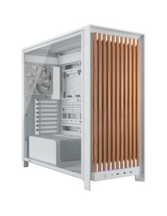Corsair FRAME 5000D WOOD RS Midi Tower Nuez, Blanco