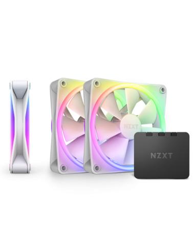 NZXT F120 RGB DUO Triple Pack Carcasa del ordenador Ventilador 12 cm Blanco 3 pieza(s)