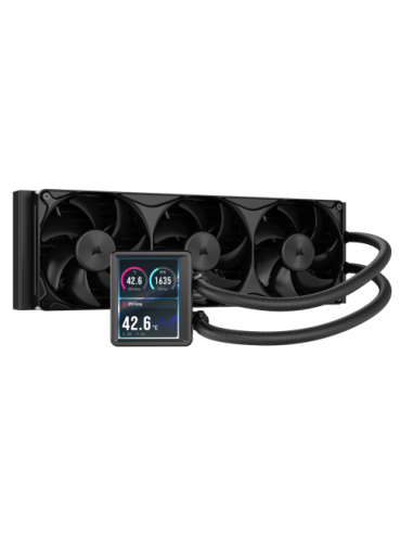 VENTI. CPU CORSAIR NAUTILUS II 360 RS LCD 360MM RADIATOR LIQUID CPU COOLER CW-9061053-WW